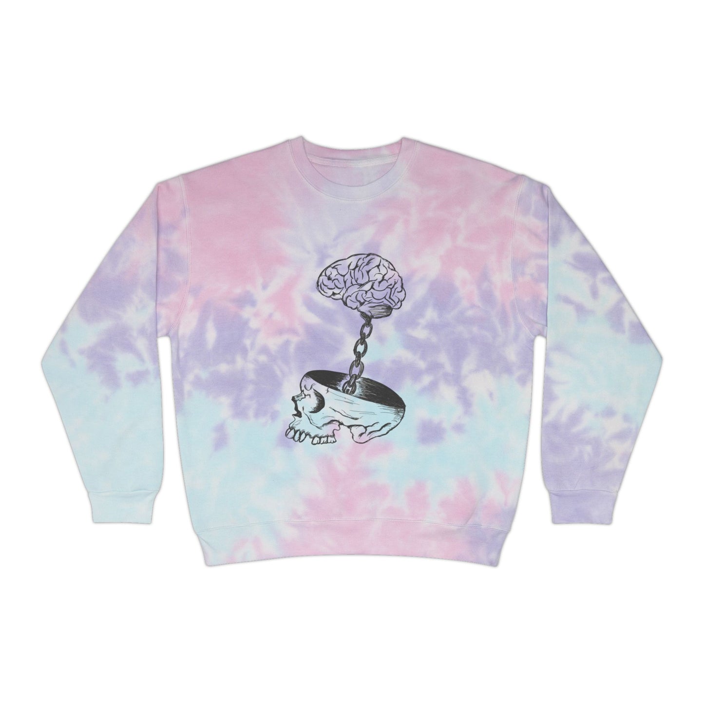 Chain Brain PAIN Threads Co Tie-Dye Sweatshirt