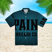 PAIN Threads Co “Paradise of PAIN” Full-Print Hawaiian Shirt