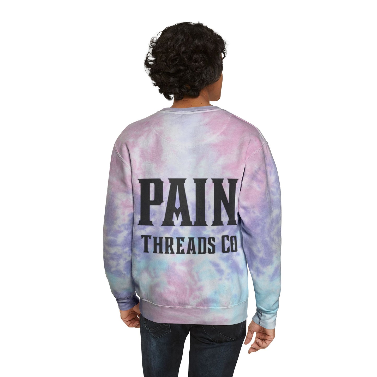 Chain Brain PAIN Threads Co Tie-Dye Sweatshirt