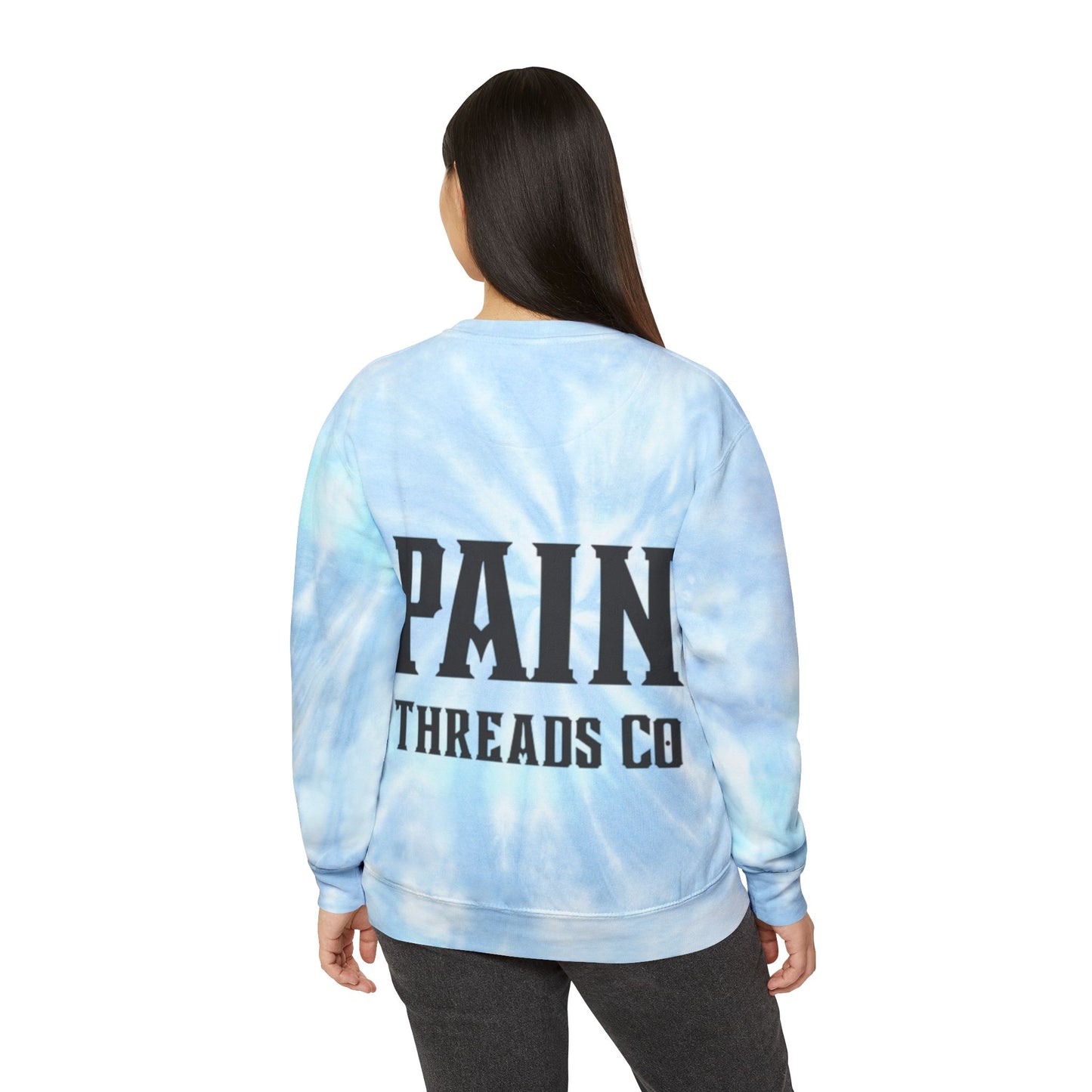 Chain Brain PAIN Threads Co Tie-Dye Sweatshirt