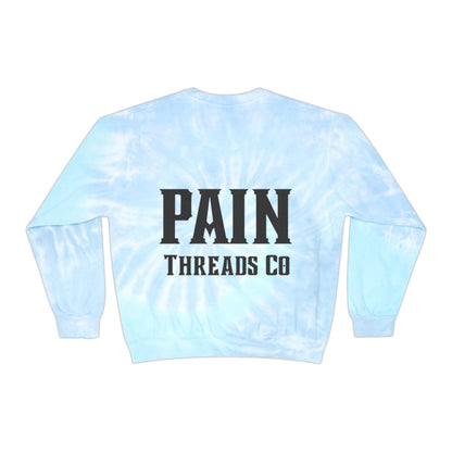 Chain Brain PAIN Threads Co Tie-Dye Sweatshirt