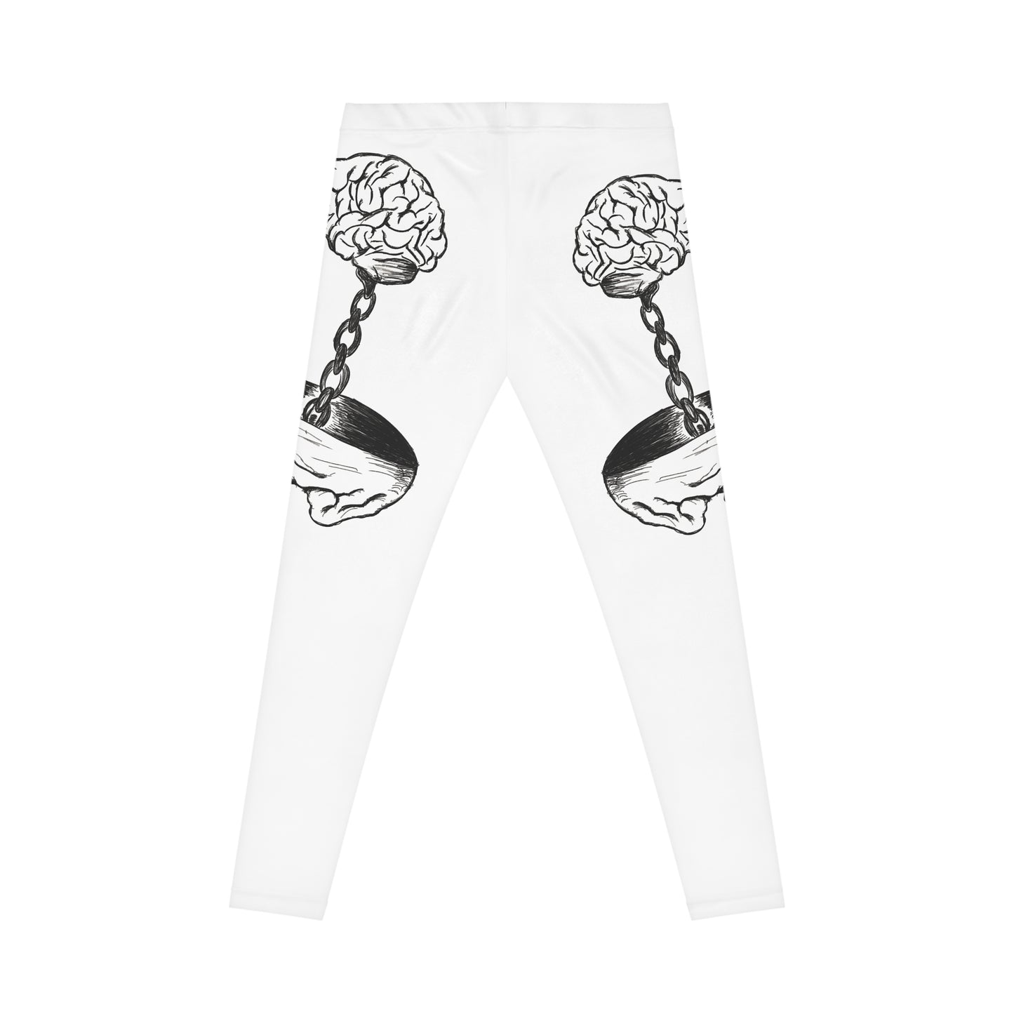 Chain Brain Skull Leggings